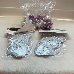 Silver and Purple Party Lights Set